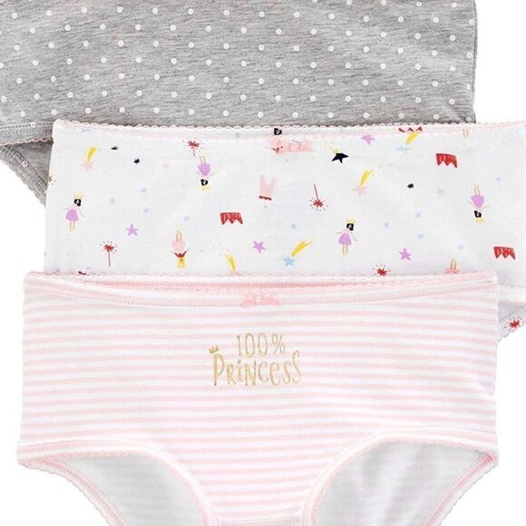 Carter’s Little Girls 2/3 Three Pack Undies Tag Free - Picture 3 of 3